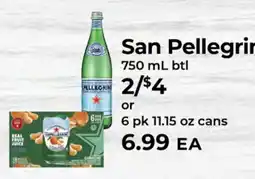Sunset Foods San Pellegrino offer