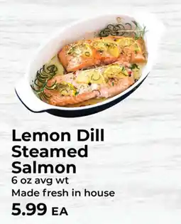 Sunset Foods Lemon Dill Steamed Salmon offer