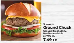 Sunset Foods Sunset's Ground Chuck offer