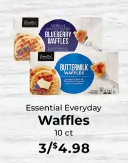 Sunset Foods Essential Everyday Waffles offer