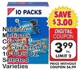 Fairplay Nabisco Multipack Cookies or Crackers offer