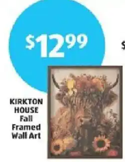 Aldi Kirkton House Fall Framed Wall Art offer