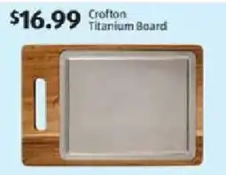 Aldi Crofton titanium board offer