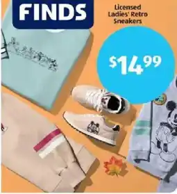 Aldi Licensed Ladies' Retro Sneakers offer