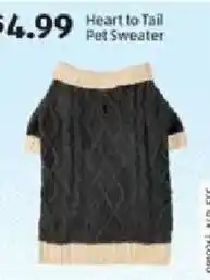 Aldi Heart to Tail Pet Sweater offer