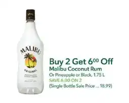 Publix Malibu Coconut Rum offer