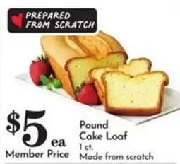 Pavilions Pound Cake Loaf offer