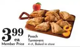 Pavilions Peach Turnovers offer
