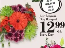 Pavilions Just Because Day Bouquet offer