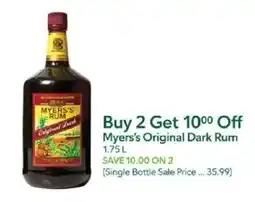 Publix Myers's Original Dark Rum offer