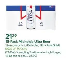 Publix Michelob Ultra Beer offer