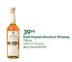 Publix Basil Hayden Bourbon Whiskey offer