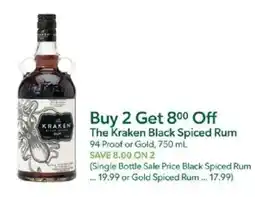 Publix The Kraken Black Spiced Rum offer
