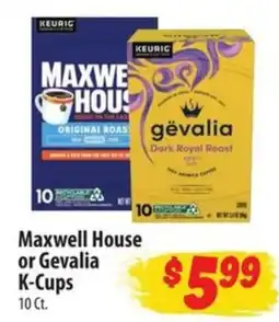 Food Giant Maxwell House or Gevalia K-Cups offer