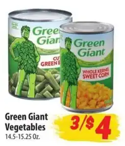 Food Giant Green Giant Vegetables offer