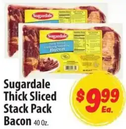 Food Giant Sugardale thick sliced stack pack bacon offer