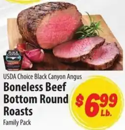 Food Giant Usda choice black canyon angus boneless beef bottom round roasts offer
