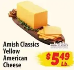 Food Giant Amish Classics Yellow American Cheese offer