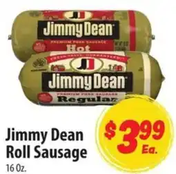 Food Giant Jimmy Dean Roll Sausage offer