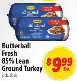Food Giant Butterball Fresh Ground Turkey offer
