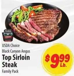 Food Giant Black Canyon Angus Top Sirloin Steak offer
