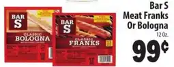 Food Giant Bar S meat franks or bologna offer
