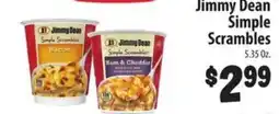 Food Giant Jimmy Dean Simple Scrambles offer