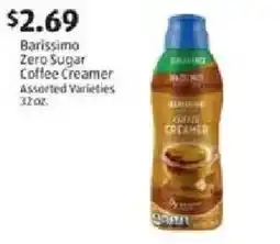 Aldi Barissimo coffee creamer offer