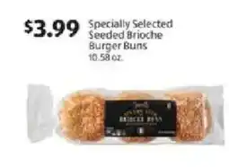 Aldi Specially Selected Seeded Brioche Burger Buns offer