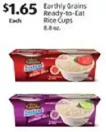 Aldi Earthly Grains Ready-to-Eat Rice Cups offer