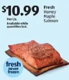 Aldi Fresh Honey Maple Salmon offer