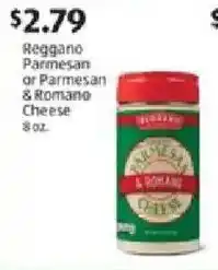 Aldi Reggano parmesan & romano cheese offer