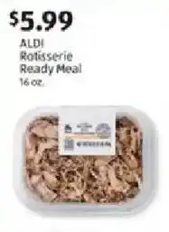 Aldi Aldi rotisserie ready meal offer