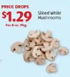 Aldi Sliced White Mushrooms offer