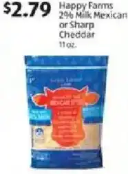 Aldi Happy Farms Mexican Cheddar offer