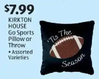 Kirkton House Go Sports Pillow or Throw