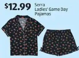 Aldi Serra ladies' game day pajamas offer