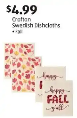 Aldi Crofton swedish dishcloths offer