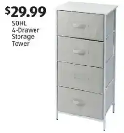 Aldi Sohl 4-Drawer Storage Tower offer