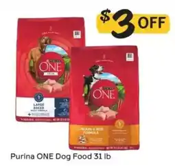 Winn Dixie Purina ONE Dog Food offer