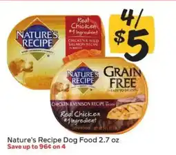 Winn Dixie Nature's Recipe Dog Food offer