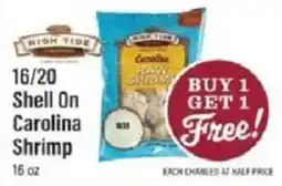 Lowes Foods High Tide Shell On Carolina Shrimp offer