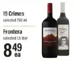 Lowes Foods 19 Crimes Frontera offer