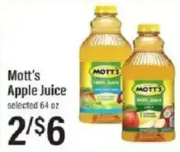Lowes Foods Mott's Apple Juice offer