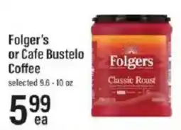 Lowes Foods Folger's or Cafe Bustelo coffee offer