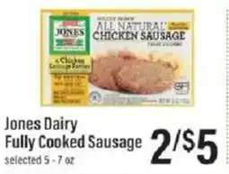Lowes Foods Jones Dairy Fully Cooked Sausage offer