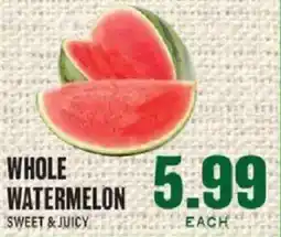 Lowes Foods Whole Watermelon offer