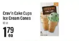 Lowes Foods Crav'n Cake Cups Ice Cream Cones offer
