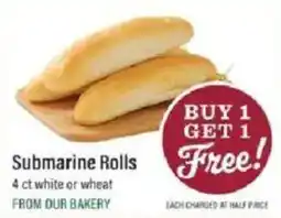 Lowes Foods Submarine Rolls offer
