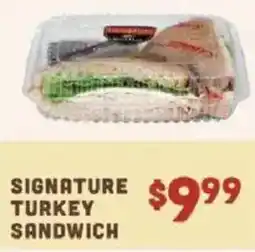 Lowes Foods Signature turkey sandwich offer